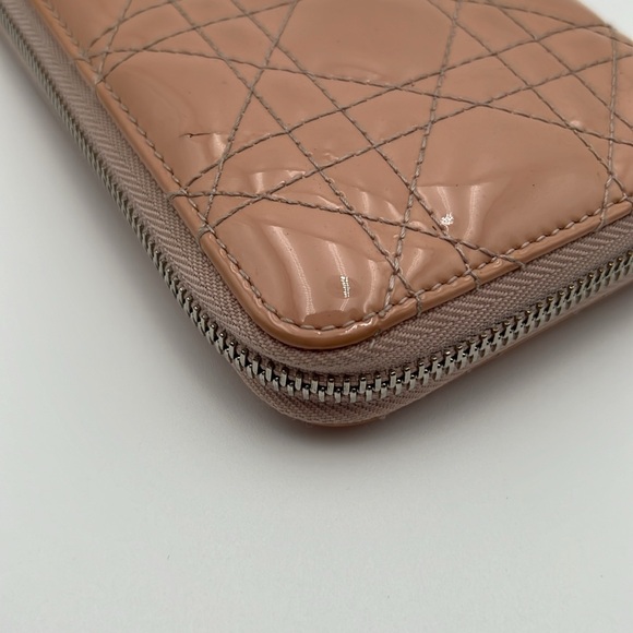 Lady Dior Cannage Zip Wallet - Picture 15 of 16